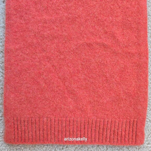 NWOT Tahari Cashmere in Heather Orange Pink - Picture 10 of 16